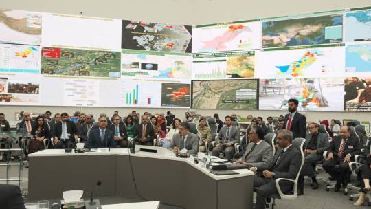 23-11-2023, Islamabad: Care Taker Prime Minister Mr. Anwaar ul Haq Kaakar chaired brief on COP-28 at NDMA HQs